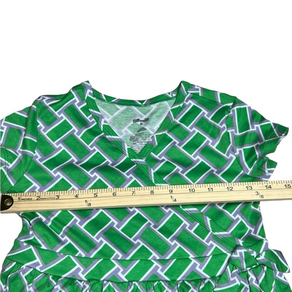 DVF for Target Kids Short Sleeve set of 2 Modern Geo faux wrap dress size M (8) - Picture 7 of 8